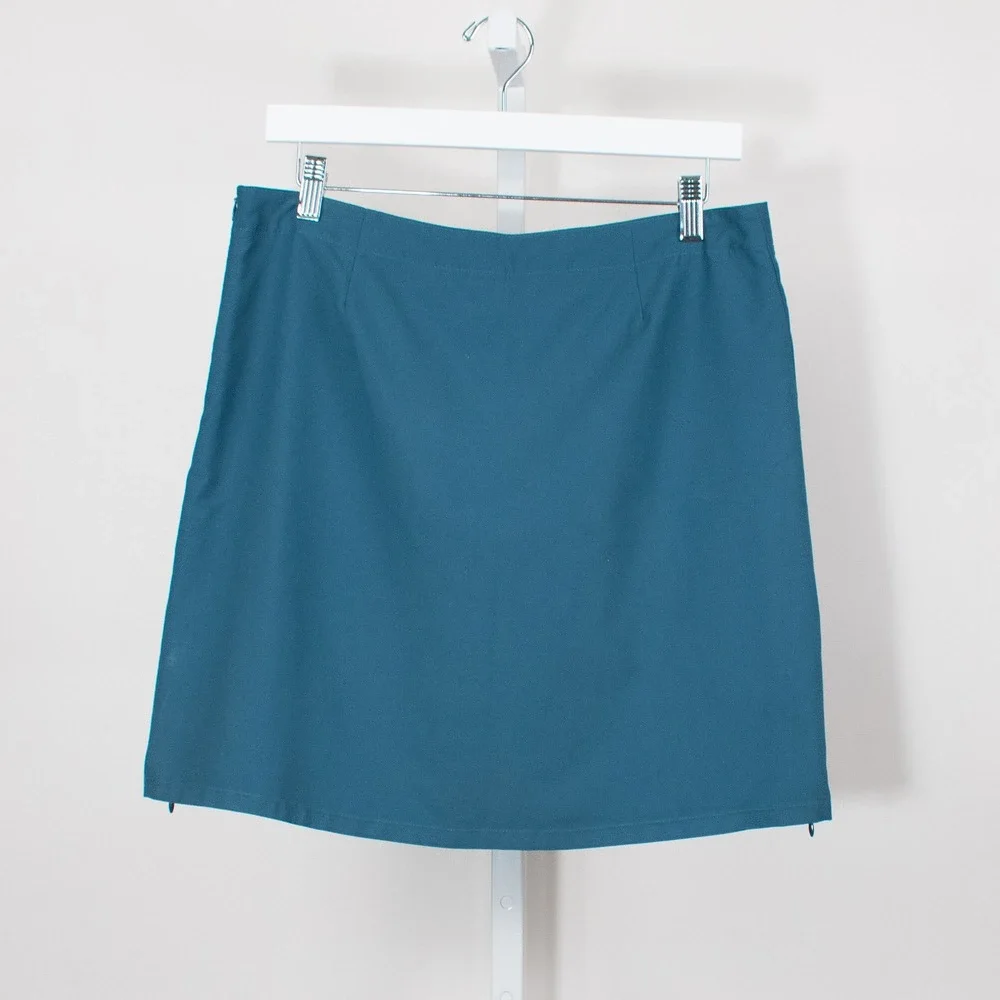 Patagonia‎ Teal Polyester Skort Women's Size 8 Athletic Golf Tennis Activewear